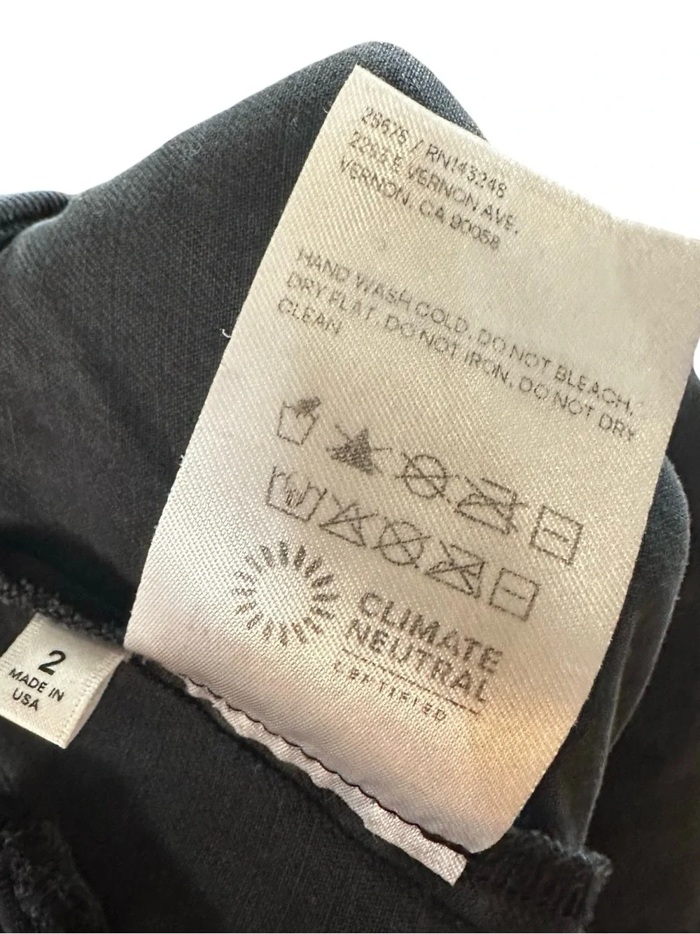 REFORMATION Charcoal Gray Pleated Dress Pants Size 2 Tencel Office Preppy
